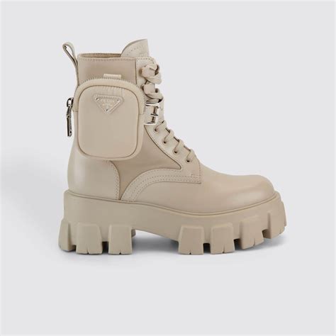 prada boots damen beige|prada black boots.